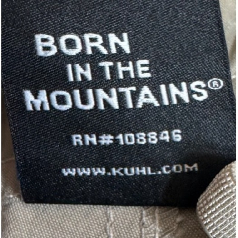KÜHL Born in the Mountains Capri Pants Size 12 Khaki Style #6215 - Picture 8 of 16